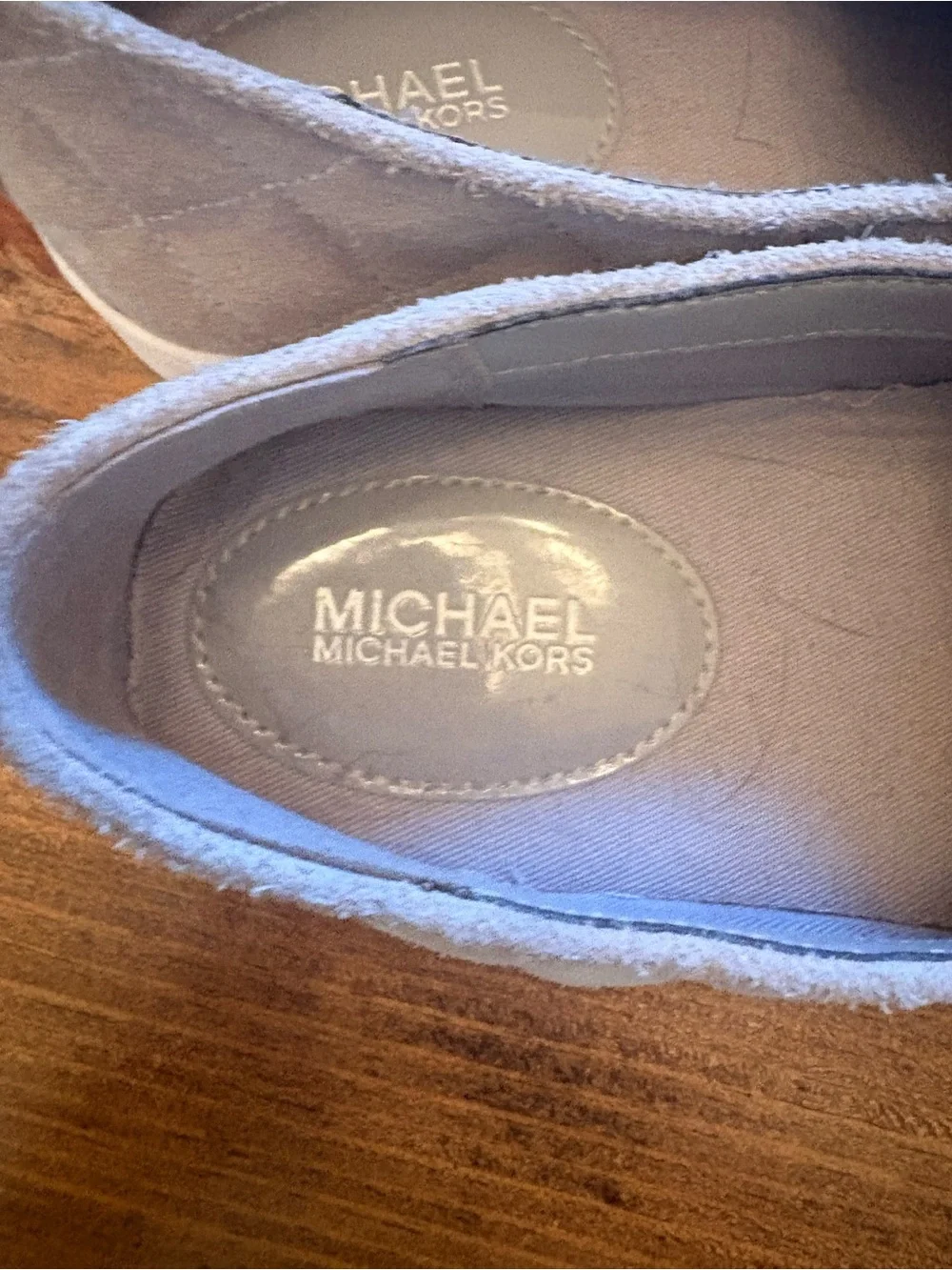 Michael Kors gray Slip-On Women's Loafers